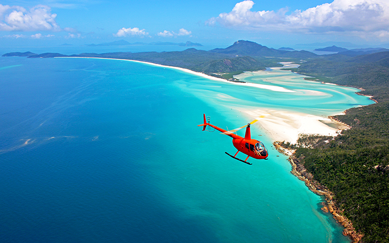 Whitehaven beach is possibly the world's perfect beach. Whitehaven Beach Helicopter Tour Scenic Flight Booker