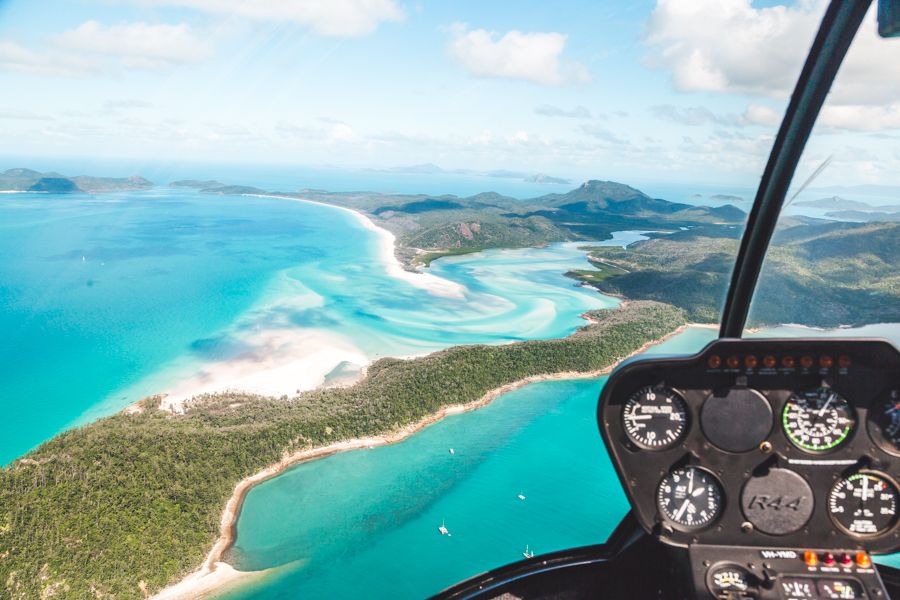 Exploring Whitehaven Beach Tours&nbsp;Helicopter